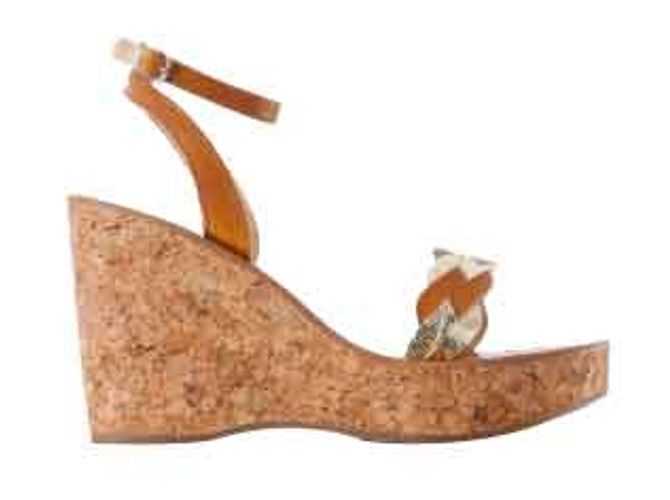 K Jacques Sandalen mit Keilabsatz Golden - Ansicht 2