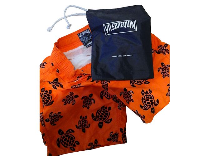 Vilebrequin Pantaloncini Arancione - vista 2