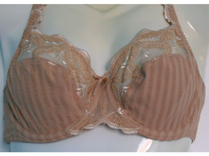 Autre Marque Sujetador Chantelle de encaje marrón claro 85 D - vista 5