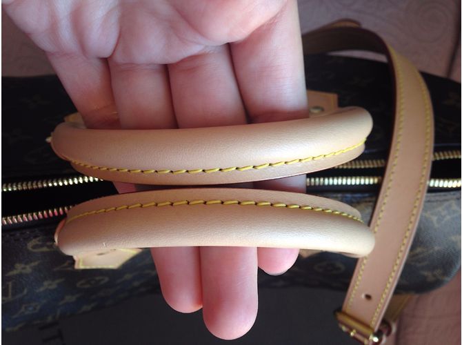 Louis Vuitton Speedy 30 monogramma banding Marrone - vista 4