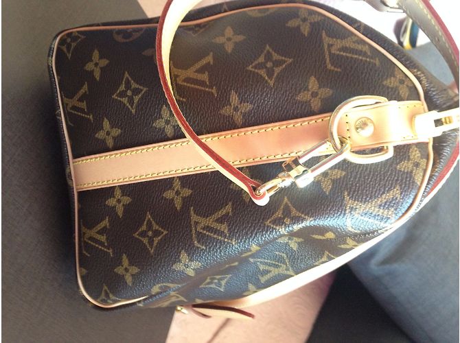 Louis Vuitton Speedy 30 monogramma banding Marrone - vista 7