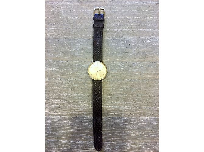Movado Relógio Mecanico de Ouro Marrom - vista 4