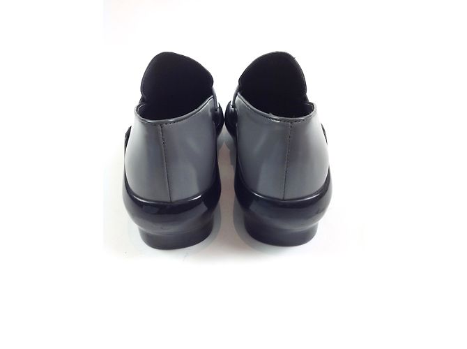 Prada Leather Flats Grey Size 40 - view 3