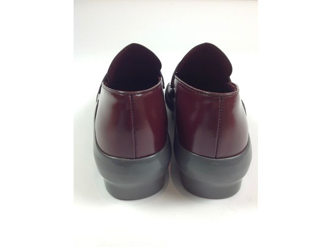 Prada Ballerine in Pelle Rosso Scuro 38 Bordò - vista 4