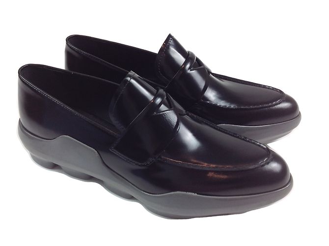 Prada Ballerine in Pelle Nera Taglia 40 Nero - vista 2