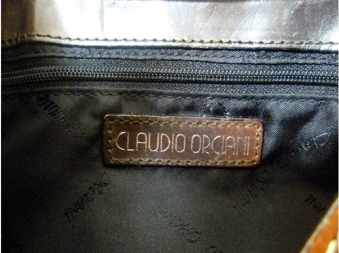 Autre Marque Borsetta "Claudio Orciani" Marrone - vista 9