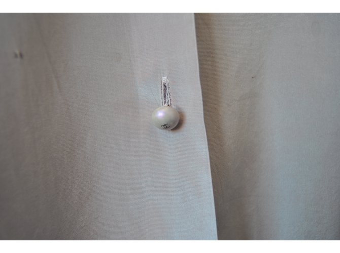 Chanel Camicia in seta con gemelli Porpora - vista 4