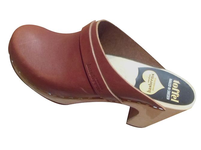 Swedish Hasbeens Clogs Dark red - view 2