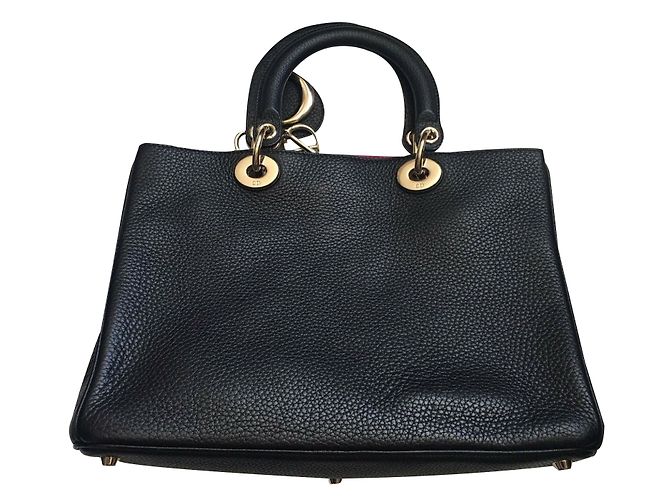 Borsa Christian Dior Diorissimo in pelle nera Nero - vista 3