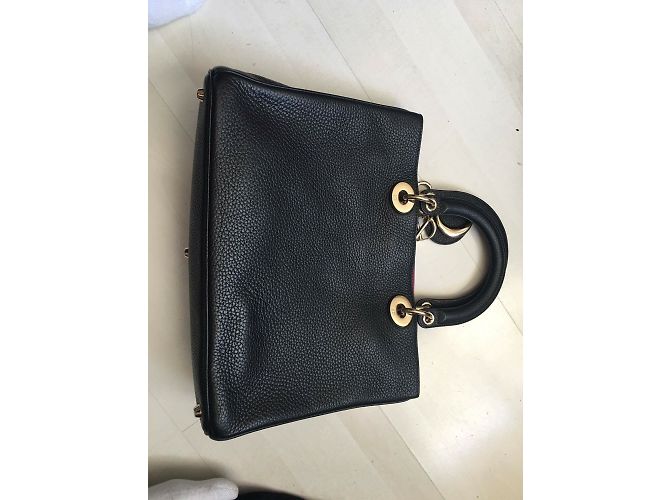 Borsa Christian Dior Diorissimo in pelle nera Nero - vista 8