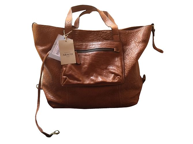 Sac à Main Abaco En Cuir Et Dentelle - Occasion En Excellent état, Dimensions 30x14x9.5 Cm