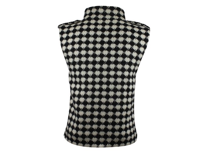 Chanel Colete Preto Branco - vista 2