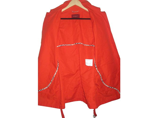 Chaqueta Burberry London naranja de algodón - vista 2