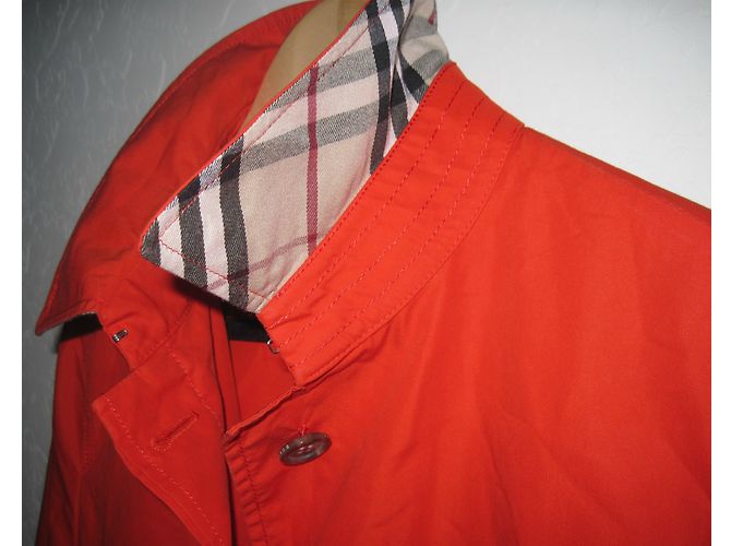 Chaqueta Burberry London naranja de algodón - vista 3