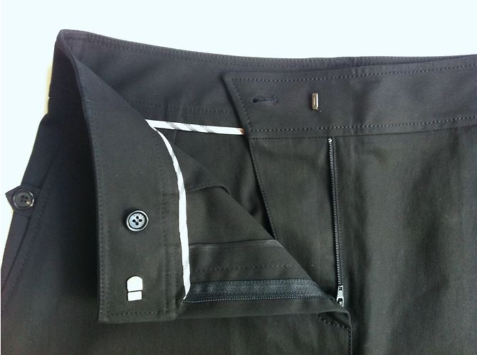 Falda Burberry de algodón negra Negro - vista 4