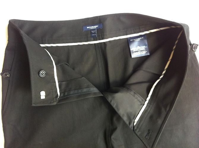 Falda Burberry de algodón negra Negro - vista 5