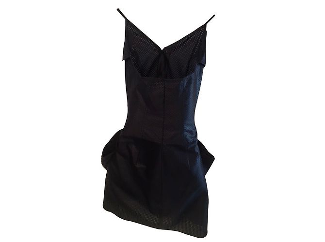 Gaspard Yurkievich Trägerloses Sommerkleid Schwarz - Ansicht 2