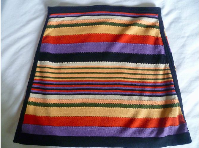 Completo Bcbg Max Azria gonna bustier e top multicolore cotone - vista 3