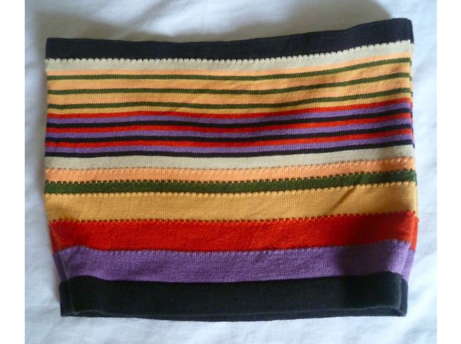 Completo Bcbg Max Azria gonna bustier e top multicolore cotone - vista 4