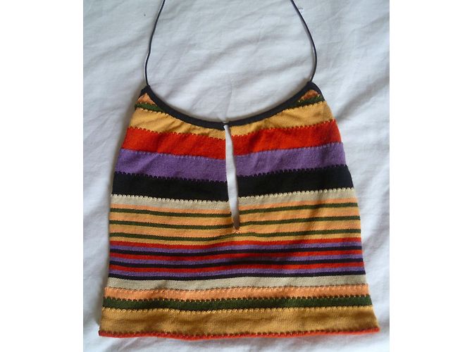 Completo Bcbg Max Azria gonna bustier e top multicolore cotone - vista 5