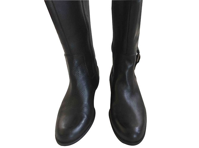 Anne Klein Bottes Noir - vue 2