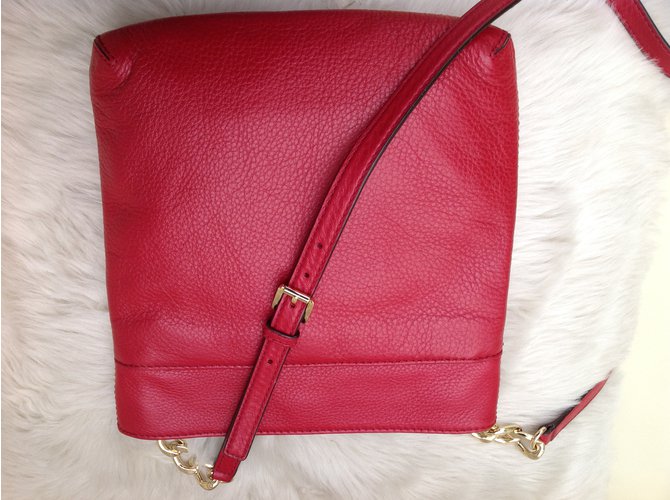 Michael Kors Handbags Red Leather ref.22274 - Joli Closet