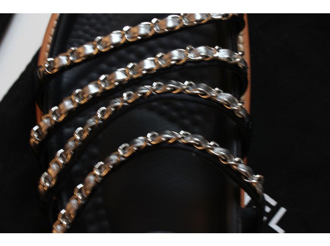 Chanel Sandali a catena Blu - vista 7