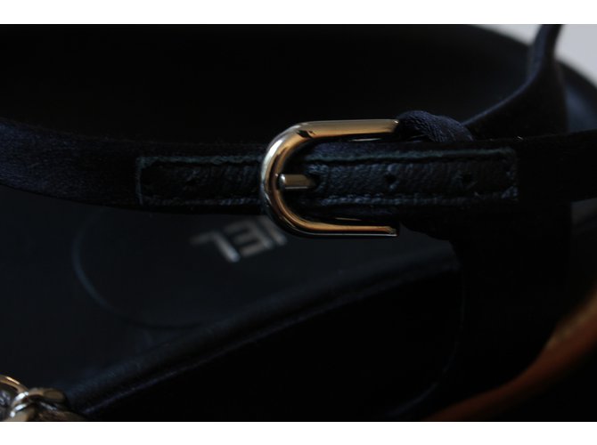Chanel Sandali a catena Blu - vista 9