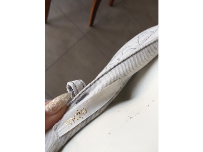 Maje Jeans aus Denim in Grau Größe 34 - Ansicht 4