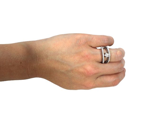 Avakian Diamantring aus Weißgold Silber - Ansicht 11