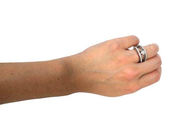Avakian Diamantring aus Weißgold Silber - Ansicht 12
