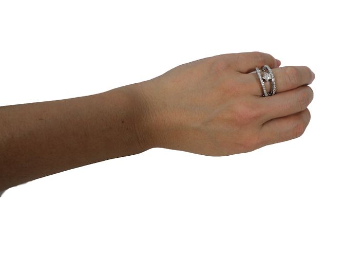 Avakian Diamantring aus Weißgold Silber - Ansicht 13