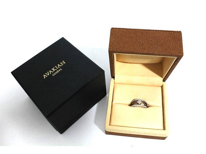 Avakian Diamantring aus Weißgold Silber - Ansicht 14