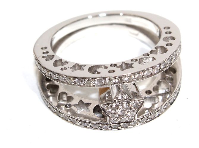 Avakian Diamantring aus Weißgold Silber - Ansicht 2