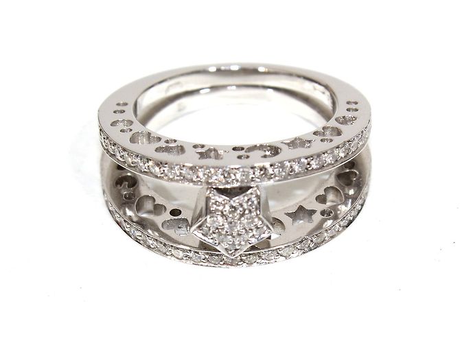 Avakian Diamantring aus Weißgold Silber - Ansicht 7