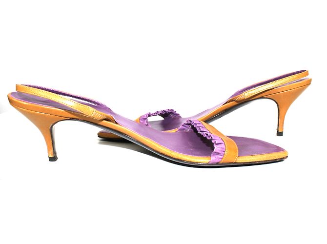 Céline Leder Pantoletten Caramel Karamell - Ansicht 5