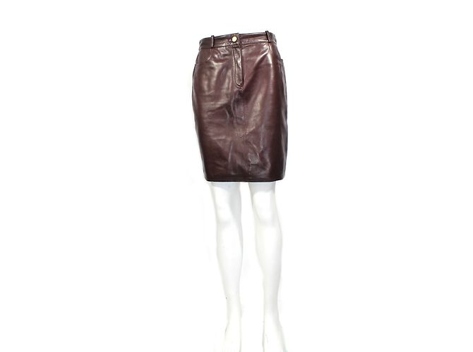 Céline Gonna di pelle - vista 4