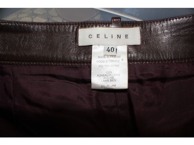 Céline Gonna di pelle - vista 9