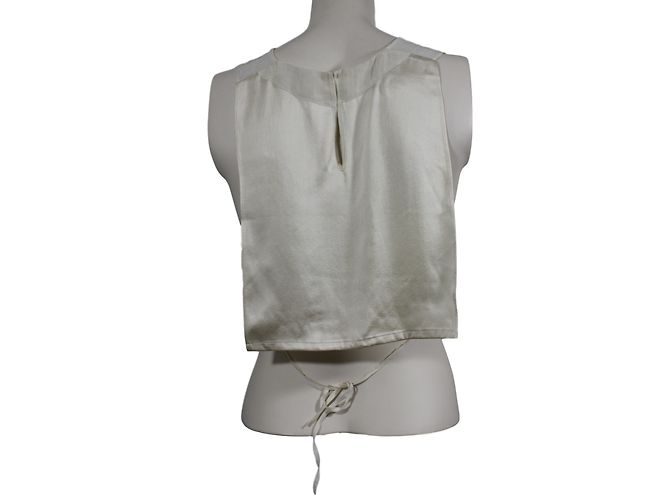 Top de seda Chloé Crema XS - vista 2