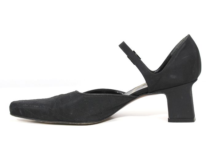 Dior Lady Dior Pumps aus schwarzem Stoff Größe 38 - Ansicht 6