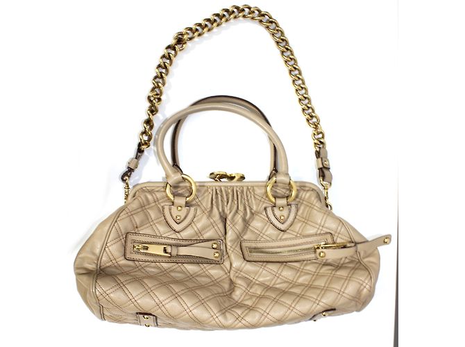 Marc Jacobs Stam Ledertasche Taupe - Ansicht 3