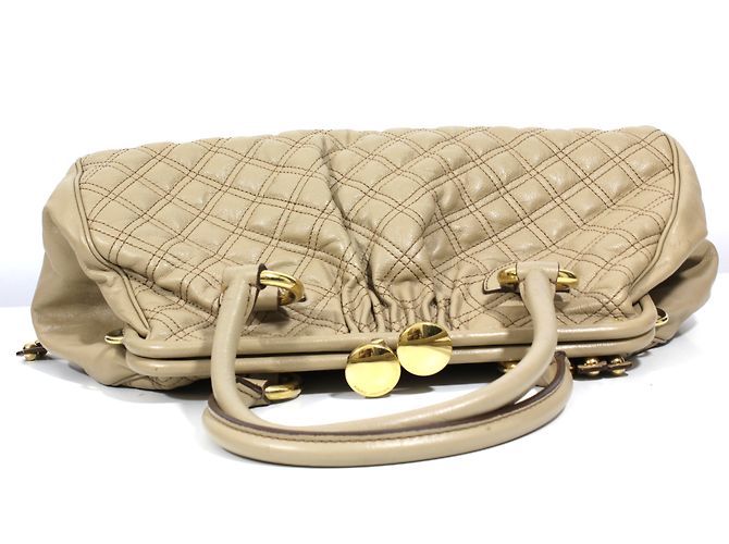 Marc Jacobs Stam Ledertasche Taupe - Ansicht 6