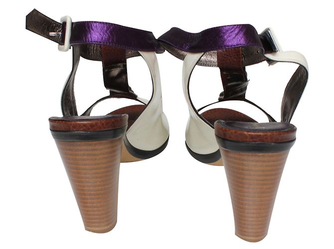 Sandali Karine Arabian in pelle multicolore - vista 4