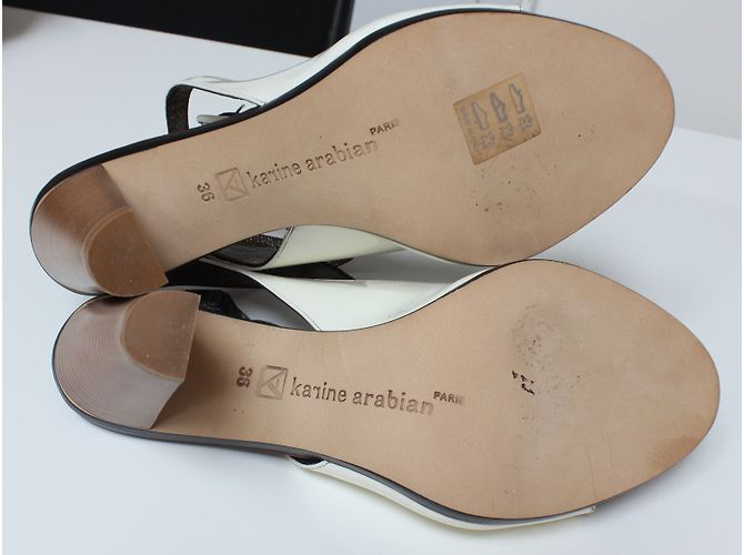 Sandali Karine Arabian in pelle multicolore - vista 5