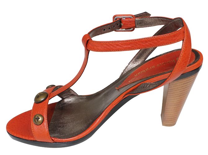 Sandali Karine Arabian ZORA in pelle arancione - vista 4