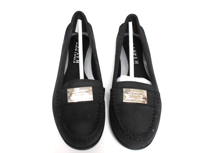 Mocassini Ralph Lauren in pelle di cervo nera Nero - vista 4