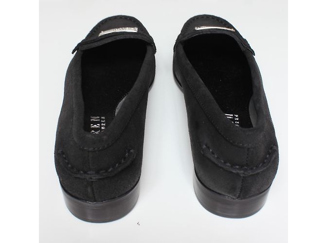 Mocassini Ralph Lauren in pelle di cervo nera Nero - vista 6