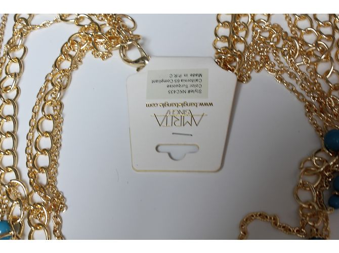 Amrita Singh Colar 'Bangle Bangle' Dourado - vista 5