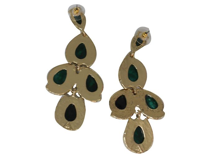 Amrita Singh Brincos 'Bangle Bangle' Verde - vista 2