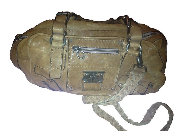 Borsa Juicy Couture in pelle beige - vista 2